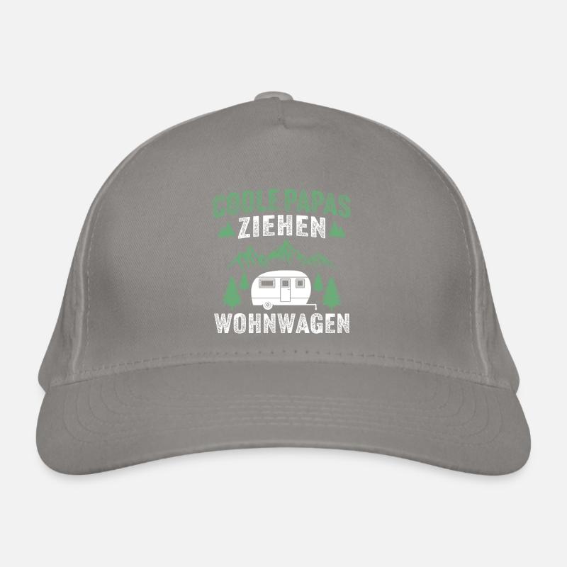 coole papas ziehen wohnwagen Bio-Baseballkappe