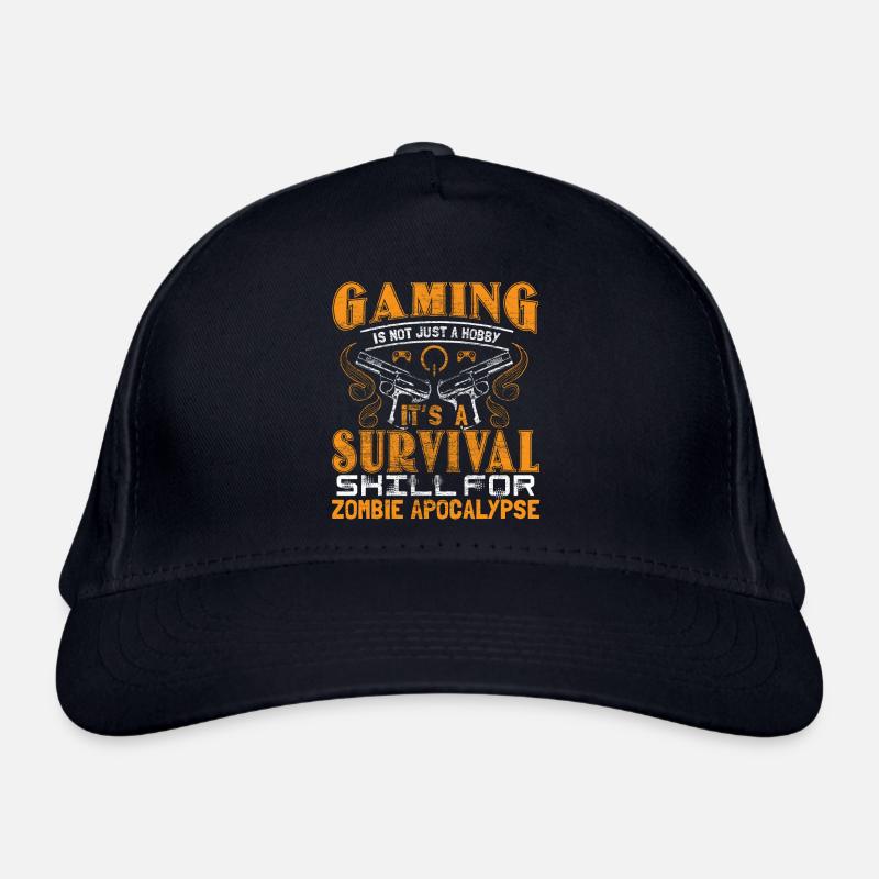 Zombie Apokalypse Games Epidemie Geschenkidee Bio-Baseballkappe