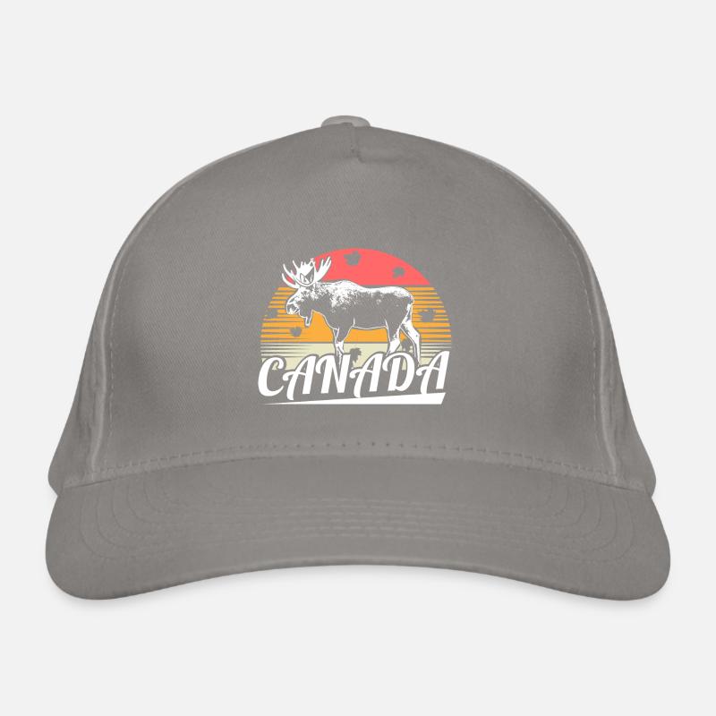 Canada Elk Nation Organic Baseball Cap