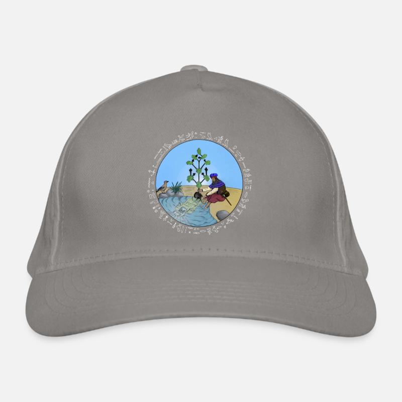 Cognition, white writing Organic Baseball Cap