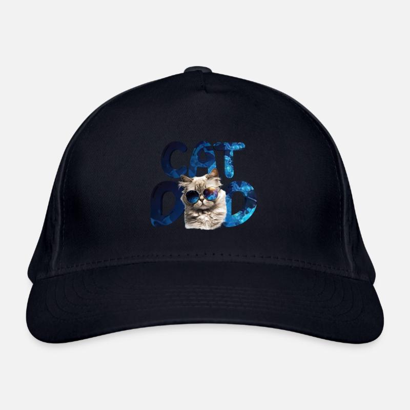 Papa chat Casquette classique bio