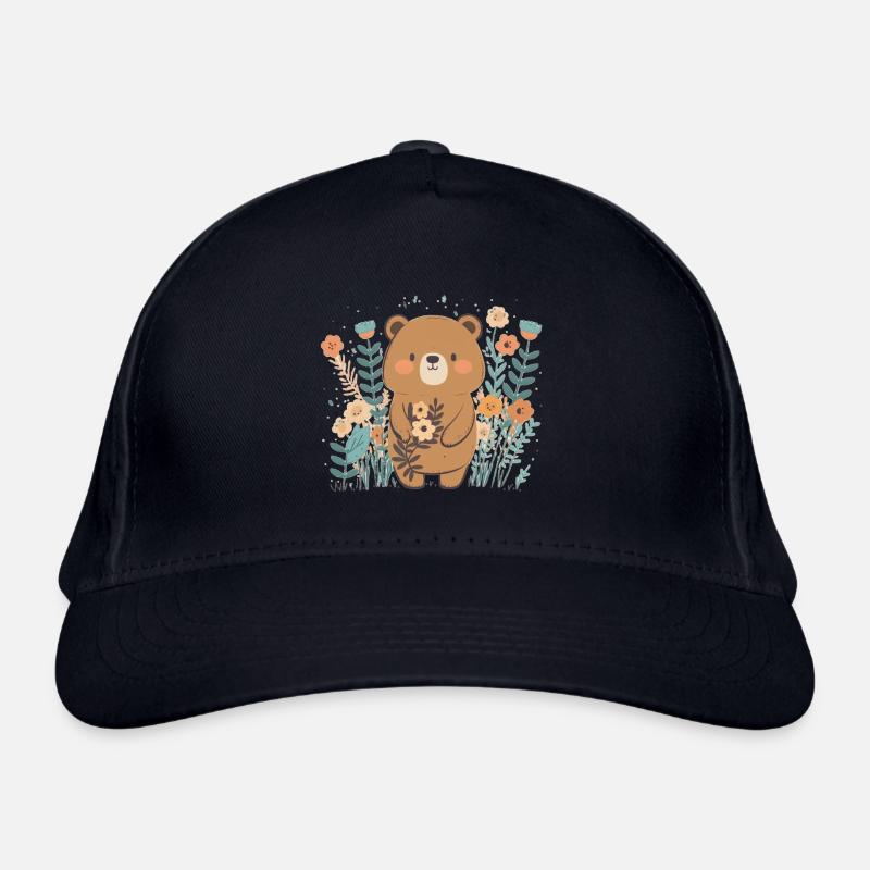 Cute Teddy Bear Organic Baseball Cap