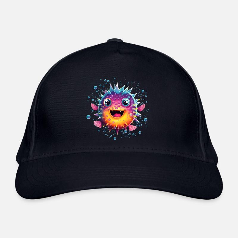 Puffer Fish Organic Baseball Cap