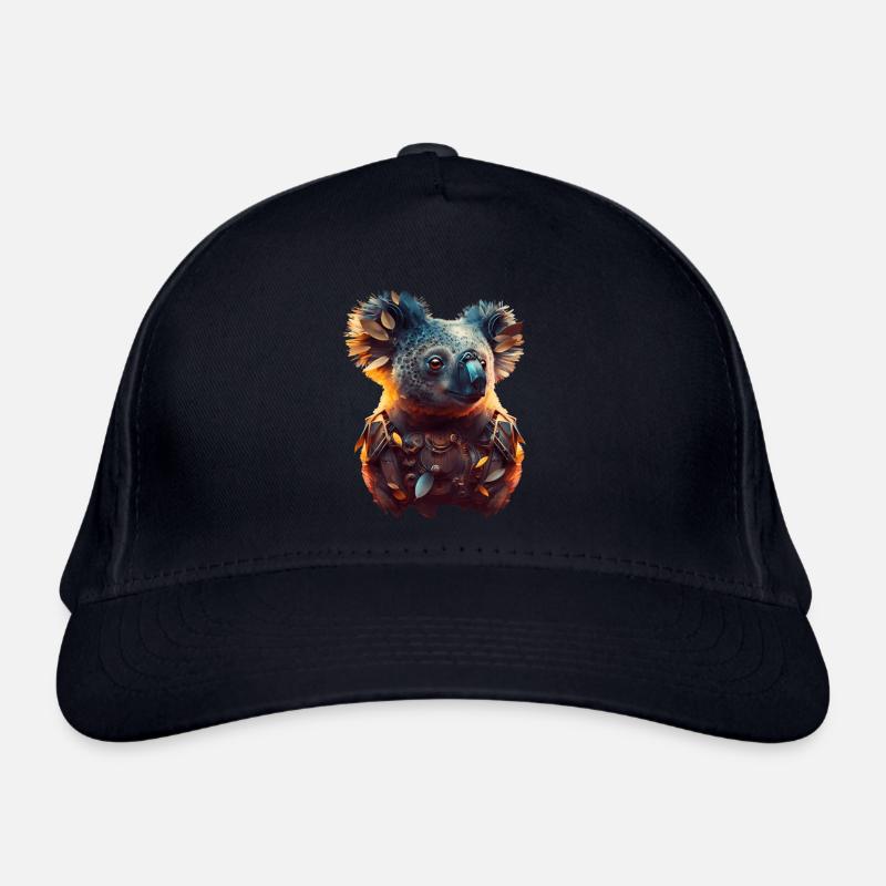 Surreal koala Organic Baseball Cap