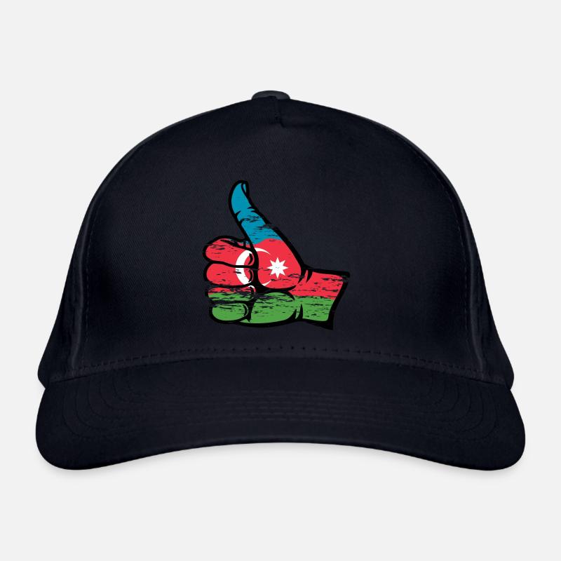 Drapeau de l’Azerbaïdjan Tout Effacer l’icône utilisée Casquette classique bio