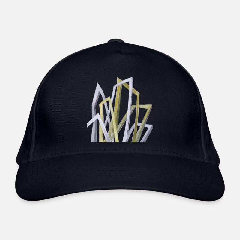 Abstrakte Formen Bio-Baseballkappe