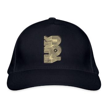 Funk you - Bio-Baseballkappe - Navy - Vorne