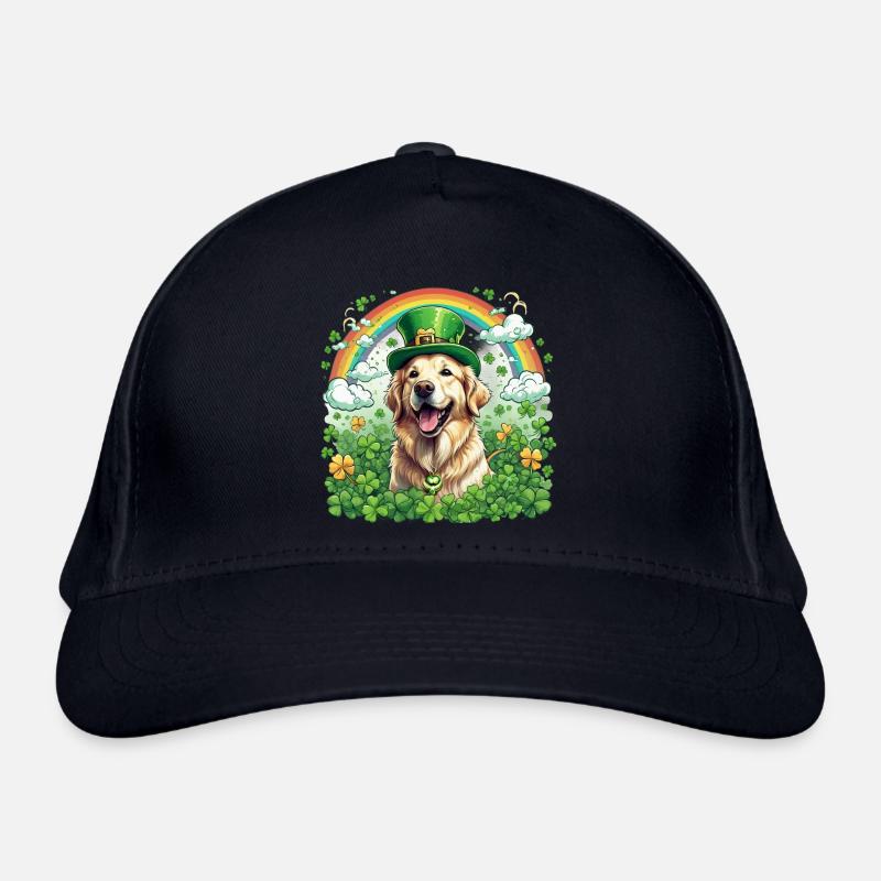 Chapeau vert et trèfle I Or de la Saint-Patrick Casquette classique bio
