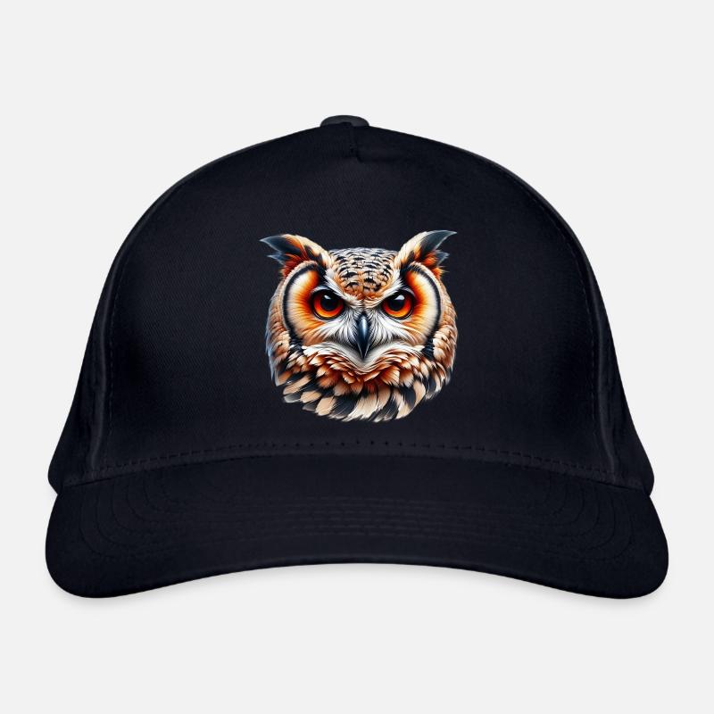 Eule Bio-Baseballkappe