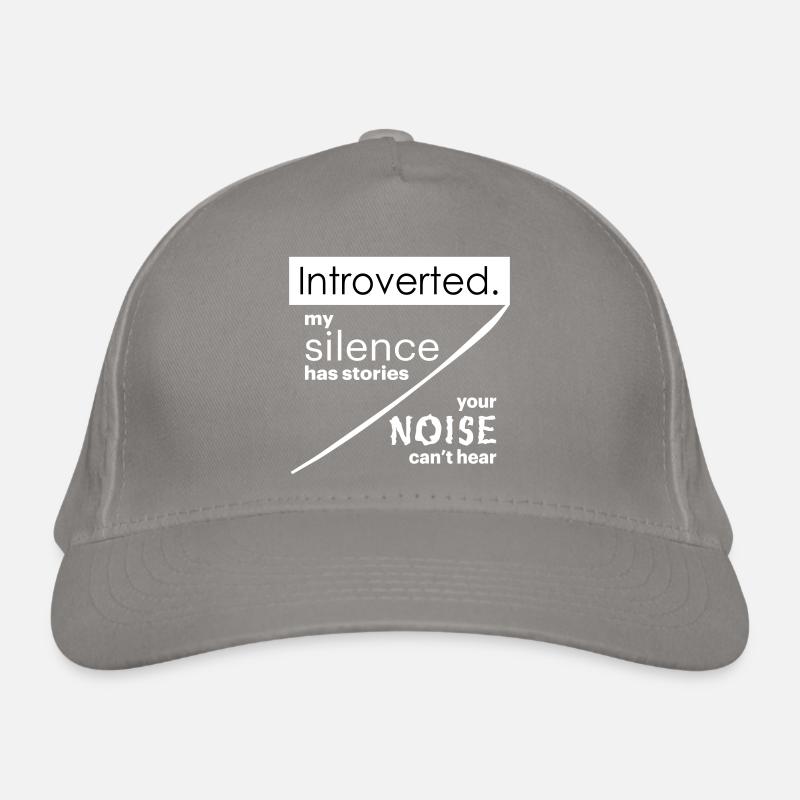 Introvert Quotes Organic Baseball Cap