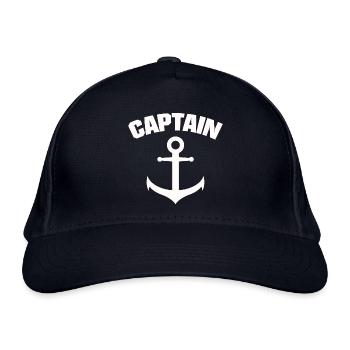 CAPTAIN ANCHOR SHIRT - Bio-Baseballkappe - Navy - Vorne