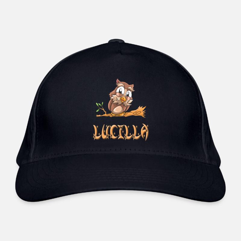 Eule Lucilla Bio-Baseballkappe