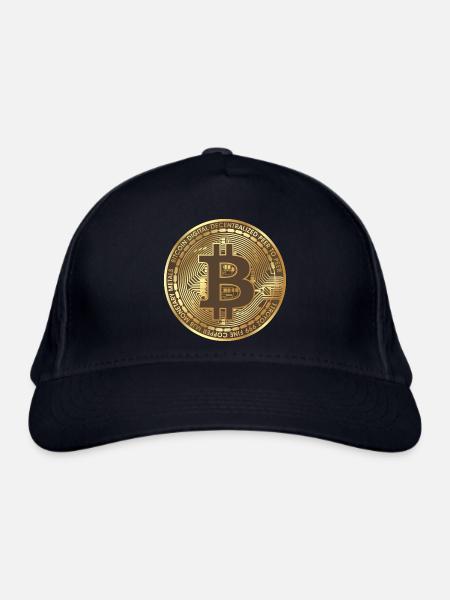 Bitcoin - Bio-Baseballkappe - Navy