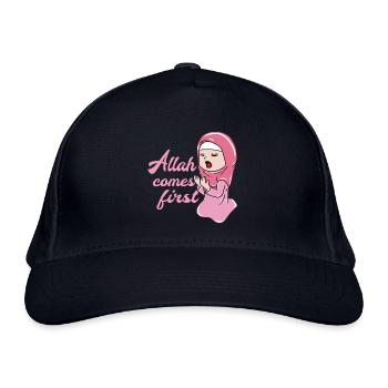 Muslim Islam Allah - Bio-Baseballkappe - Navy - Vorne