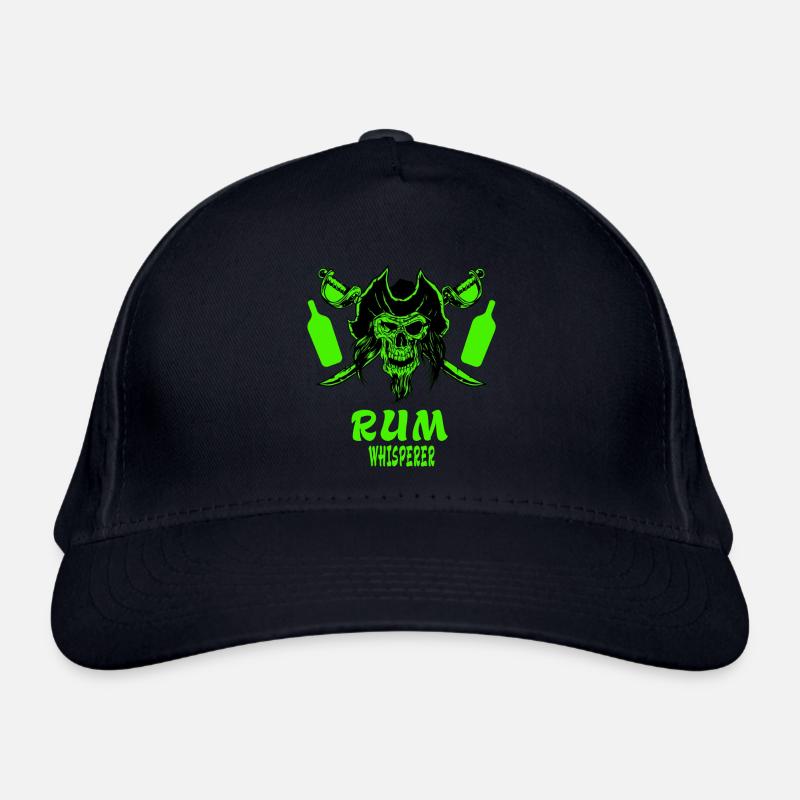 Rum Flüsterer Bio-Baseballkappe