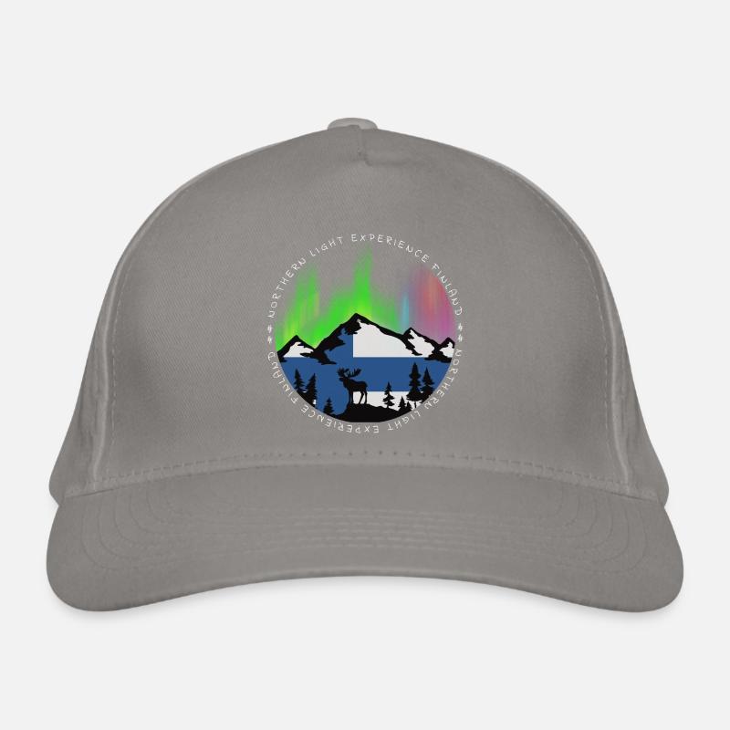Conception de l’expérience des aurores boréales Casquette classique bio