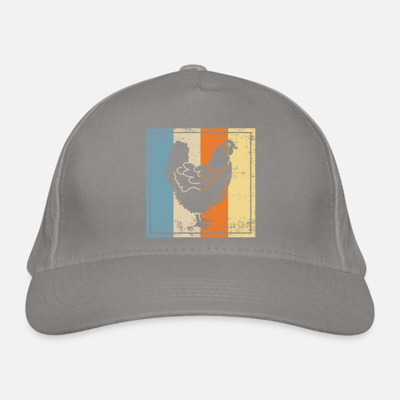 Huhn Bio-Baseballkappe