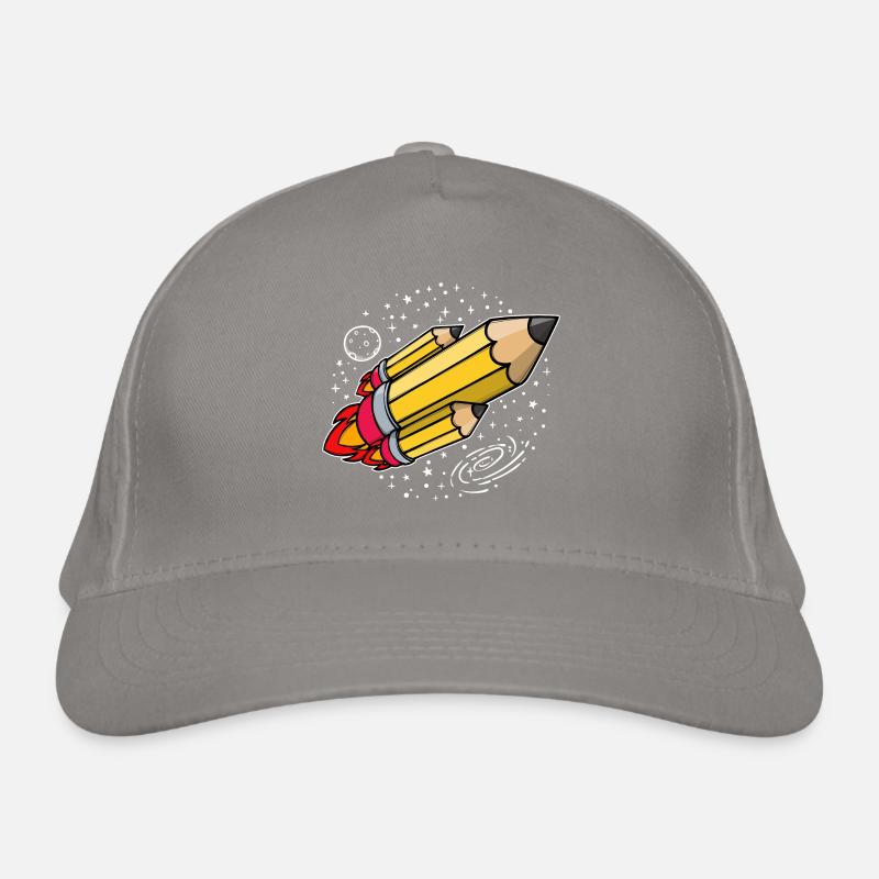 École début d’école crayon fusée lancement de l’école Casquette classique bio