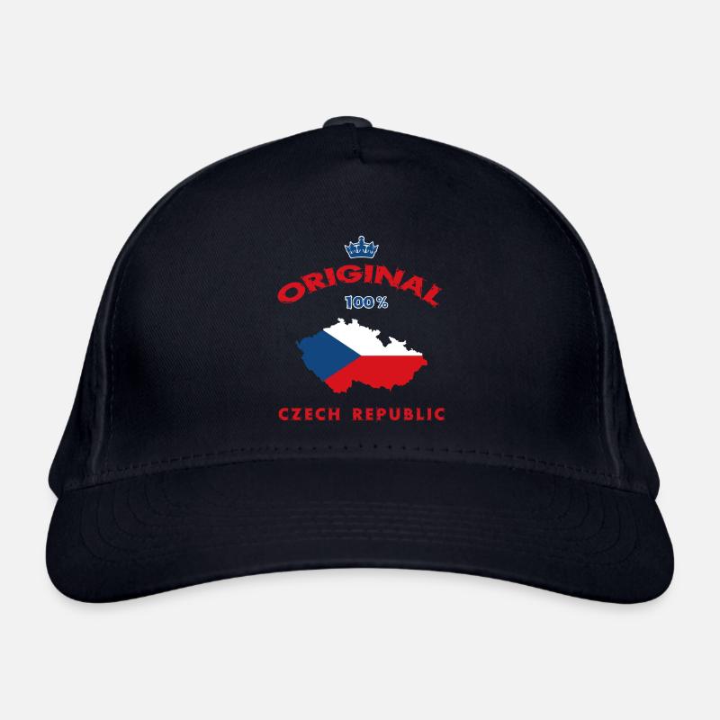 République tchèque Original 100% Drapeaux Casquette classique bio