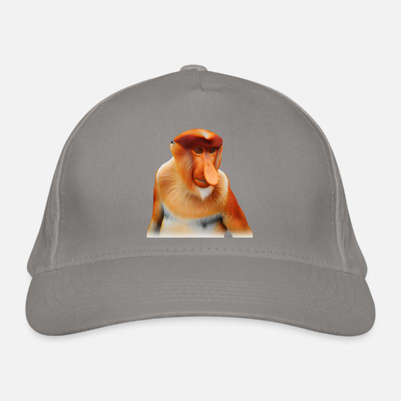 The exotic proboscis monkey Organic Baseball Cap