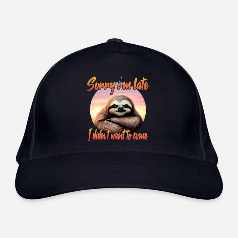 Grim sloth Organic Baseball Cap