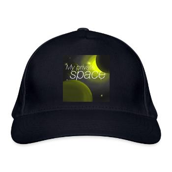 Mein privater Bereich - Bio-Baseballkappe - Navy - Vorne
