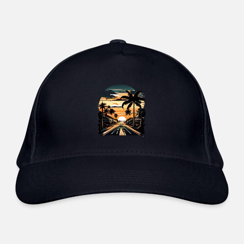 Coucher de soleil Casquette classique bio