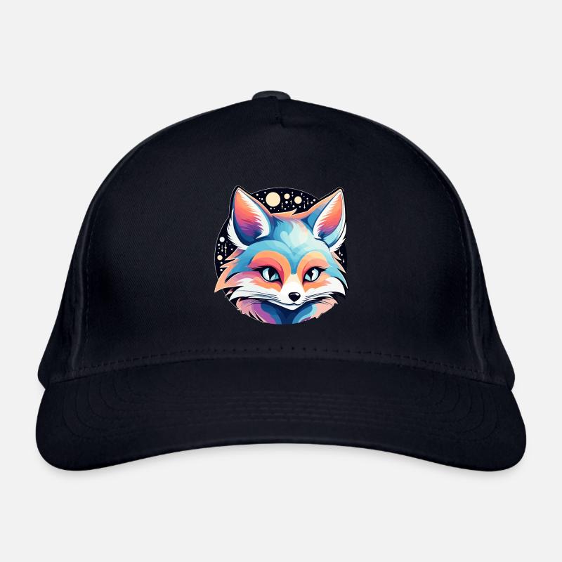 Fox Drawing Organic Baseball Cap
