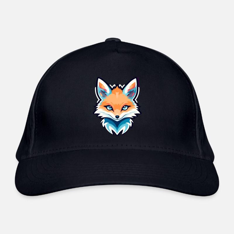 Fox Drawing Organic Baseball Cap