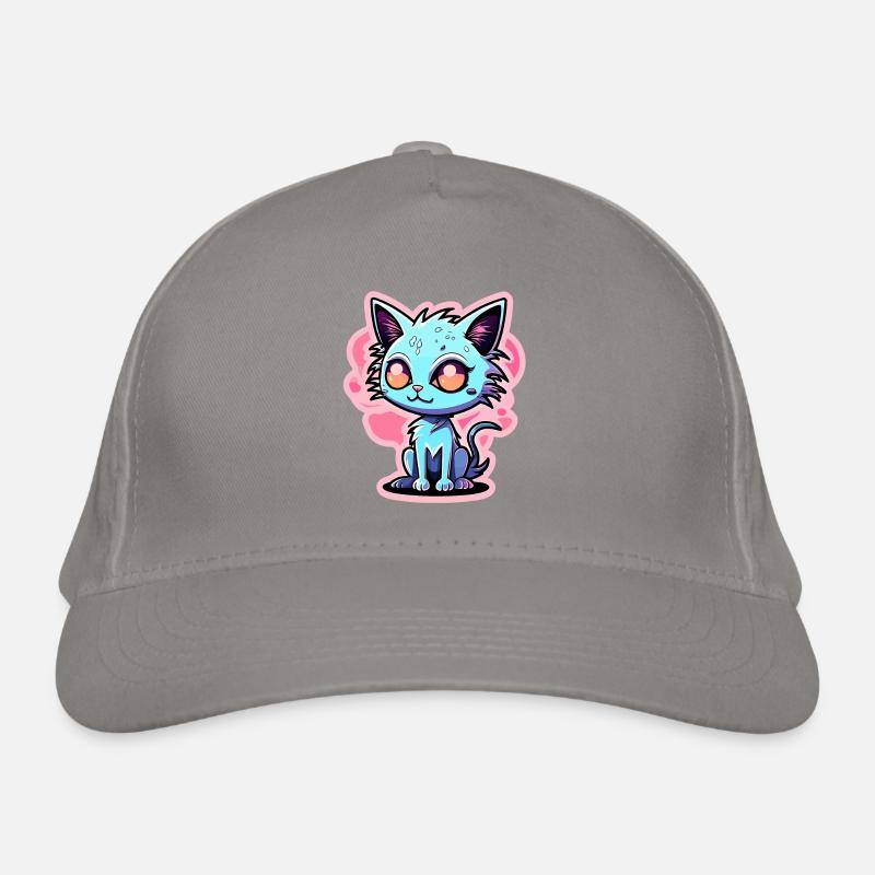 Illustration de chat mignon Casquette classique bio