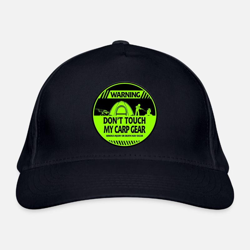 Carp warning Organic Baseball Cap