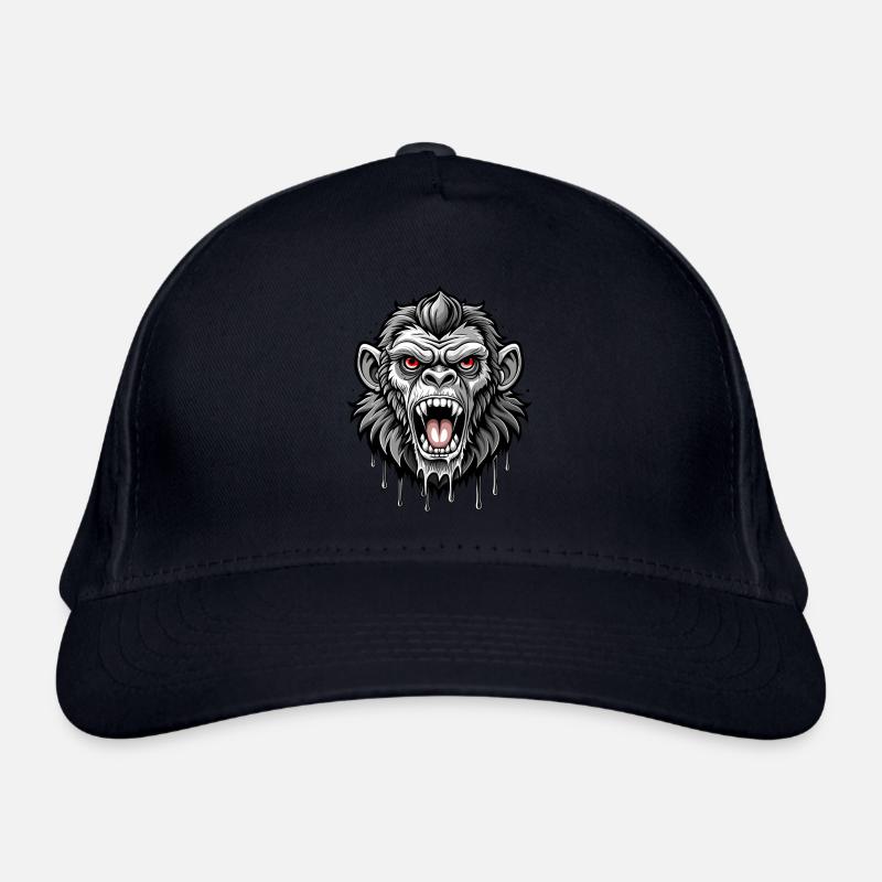 Monkey Head Organic Baseball Cap
