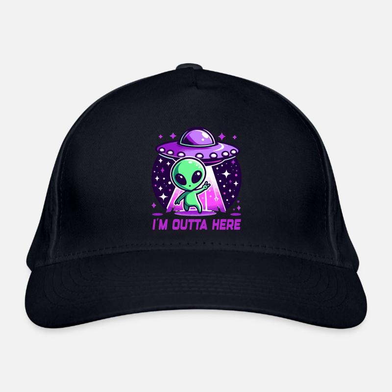 Alien I'm Outta Here Aliens Organic Baseball Cap
