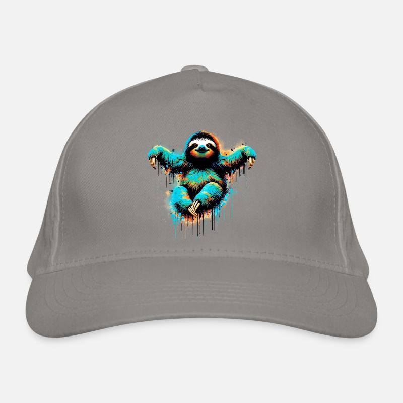 Sloth Organic Baseball Cap