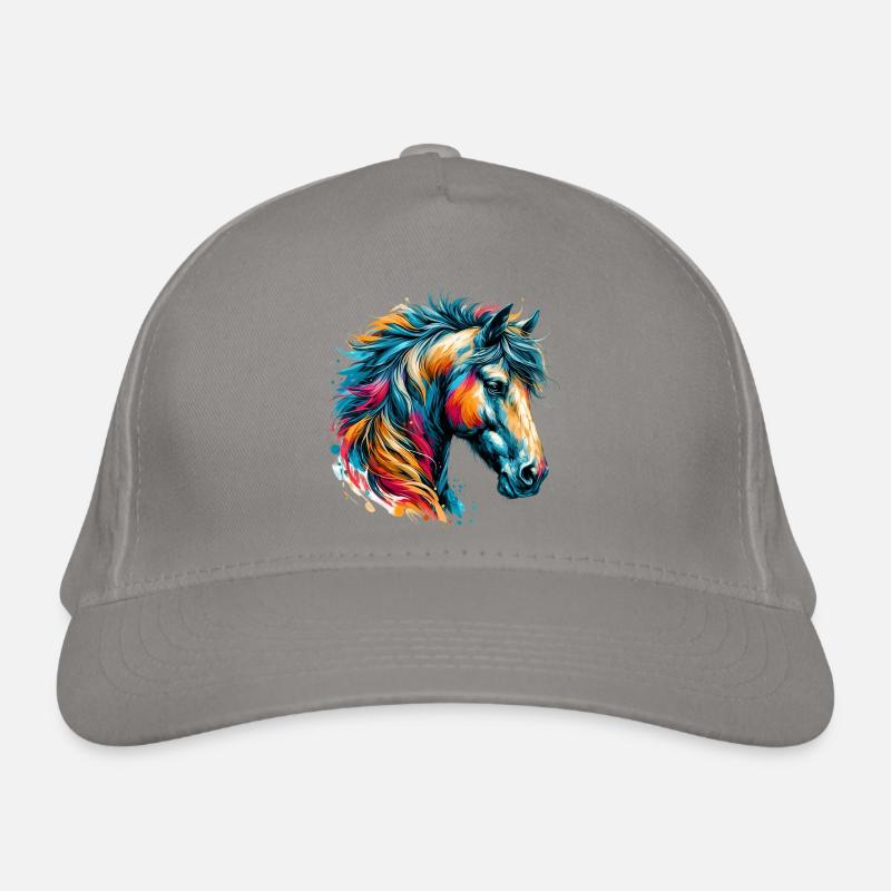 Pferd Bio-Baseballkappe