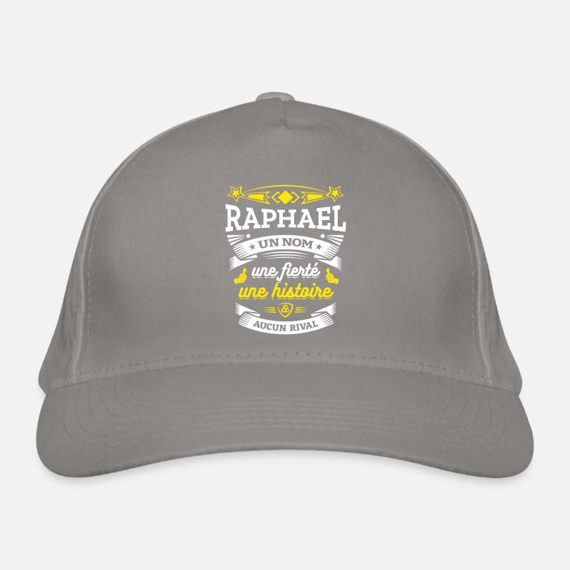 RAPHAEL UN NOM UNE FIERTÉ AUCUN RIVAL Casquette classique bio