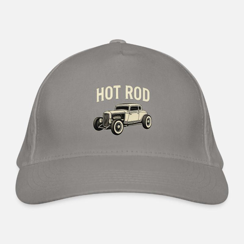 Hot Rod Oldtimer Bio-Baseballkappe