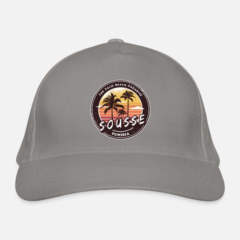 Palmiers de Sousse Vintage Design Casquette classique bio
