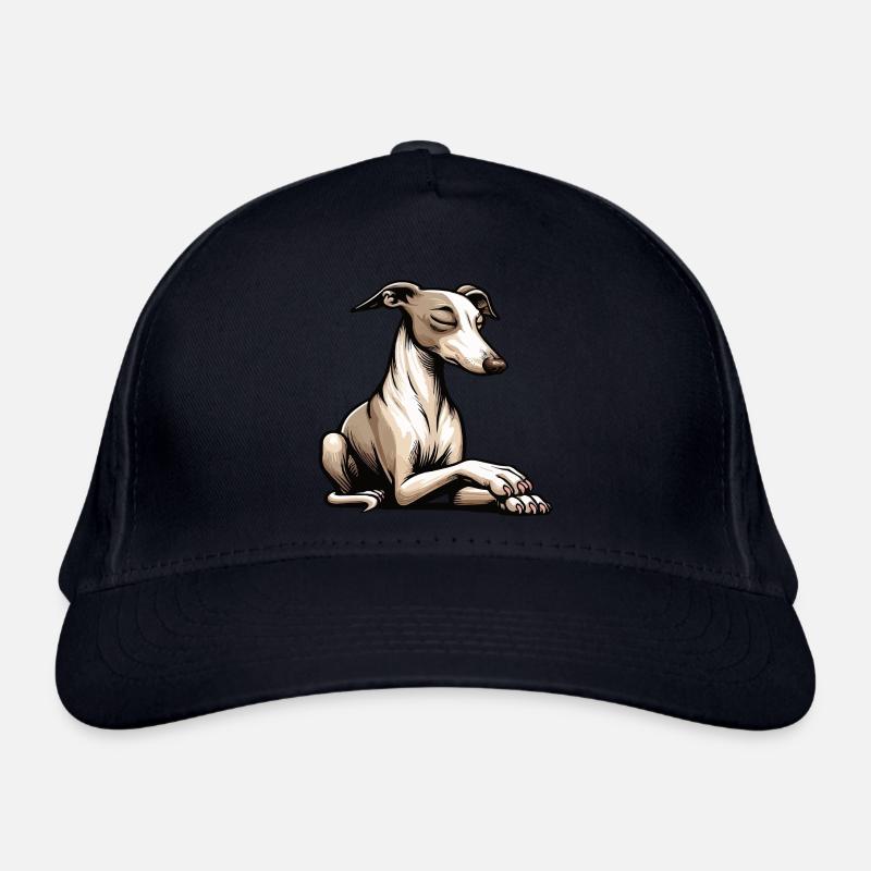 Whippet Greyhound Whippets Propriétaire de lévrier Casquette classique bio