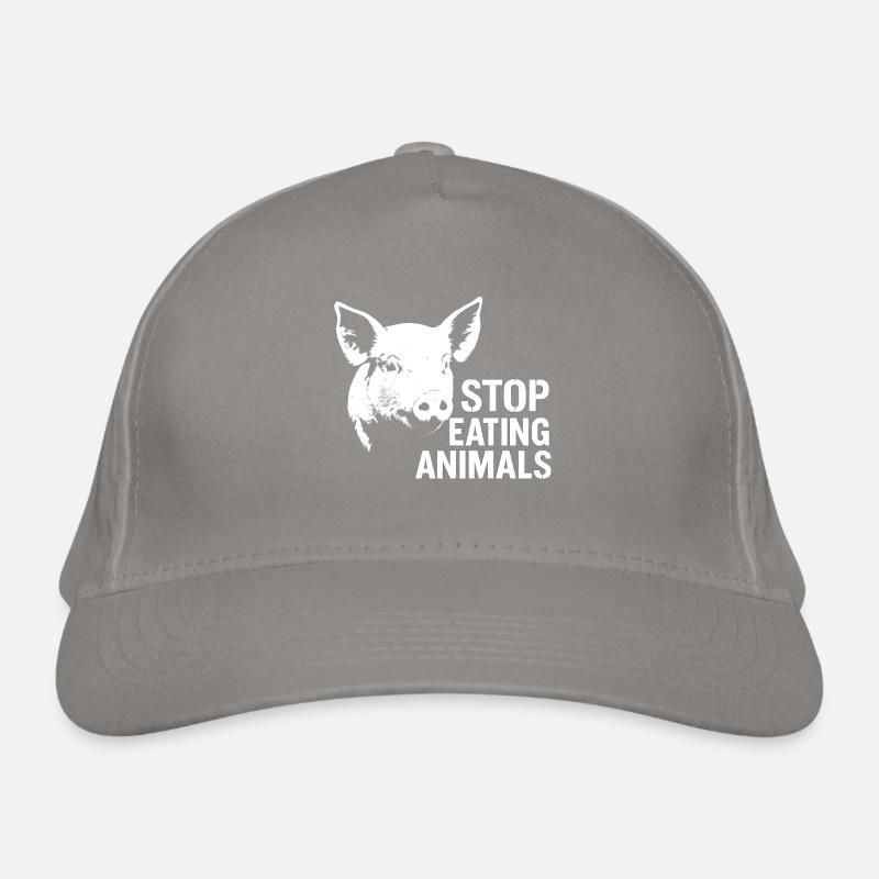 Tierwohl | Schweineprotest Stop Eating Animals Bio-Baseballkappe