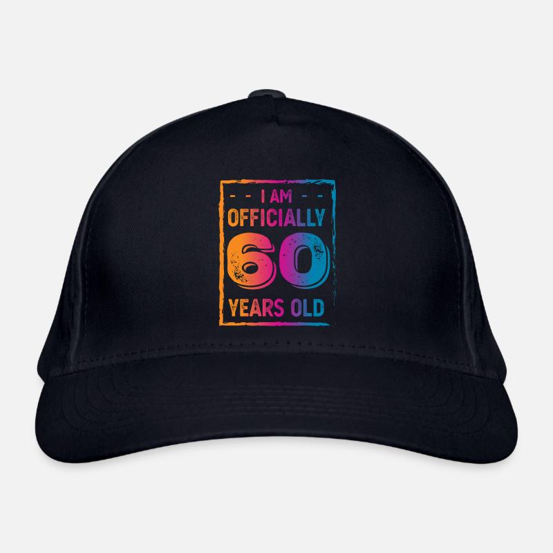 60th Birthday Organic Baseball Cap