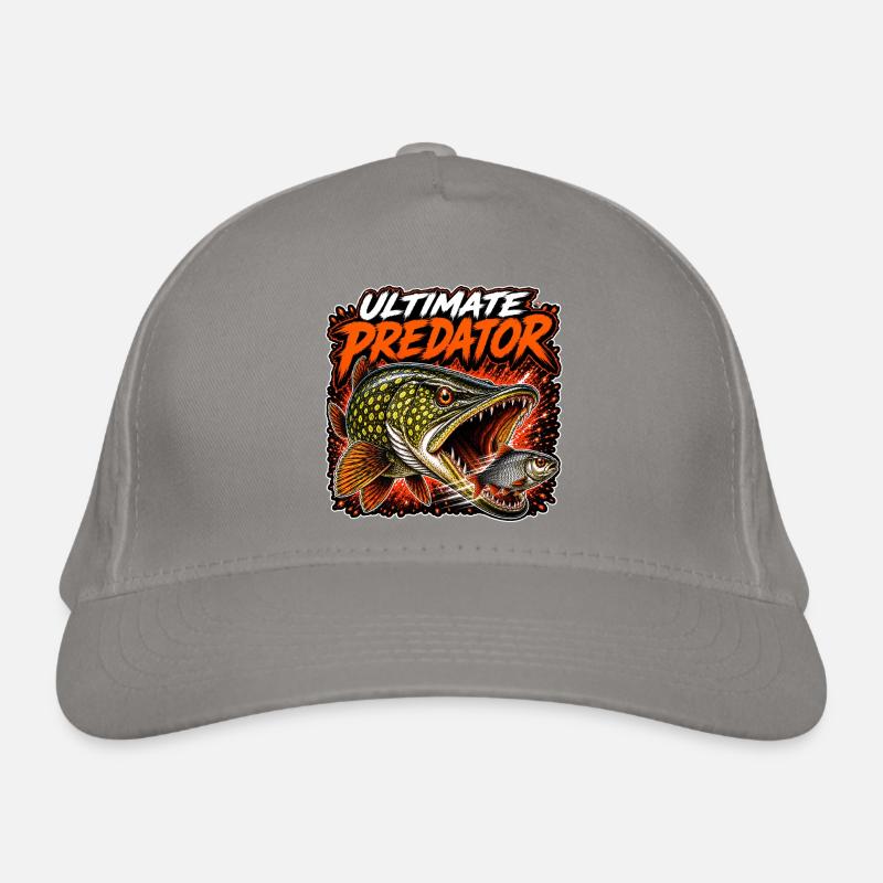 Ultimatives Raubtier-Heckfischen Bio-Baseballkappe