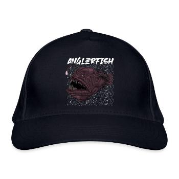 Tiefsee Monster - Anglerfisch - Bio-Baseballkappe - Navy - Vorne