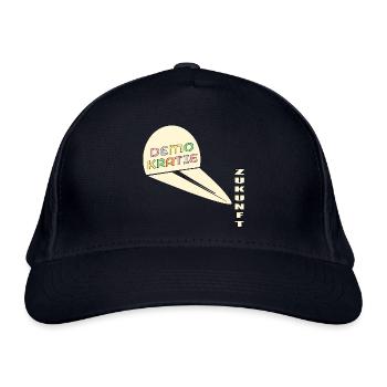 Zukunft Schatten Demokratie - Bio-Baseballkappe - Navy - Vorne