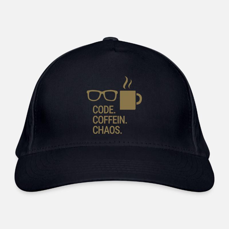 Code. Coffein. Chaos. Organic Baseball Cap