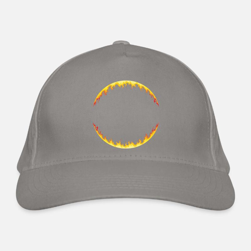Feuerkreis | circle on fire Bio-Baseballkappe