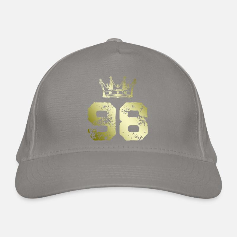 98 Couronne numérique Casquette classique bio