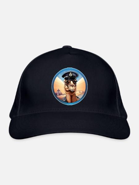 Polizei Kamel - Bio-Baseballkappe - Navy