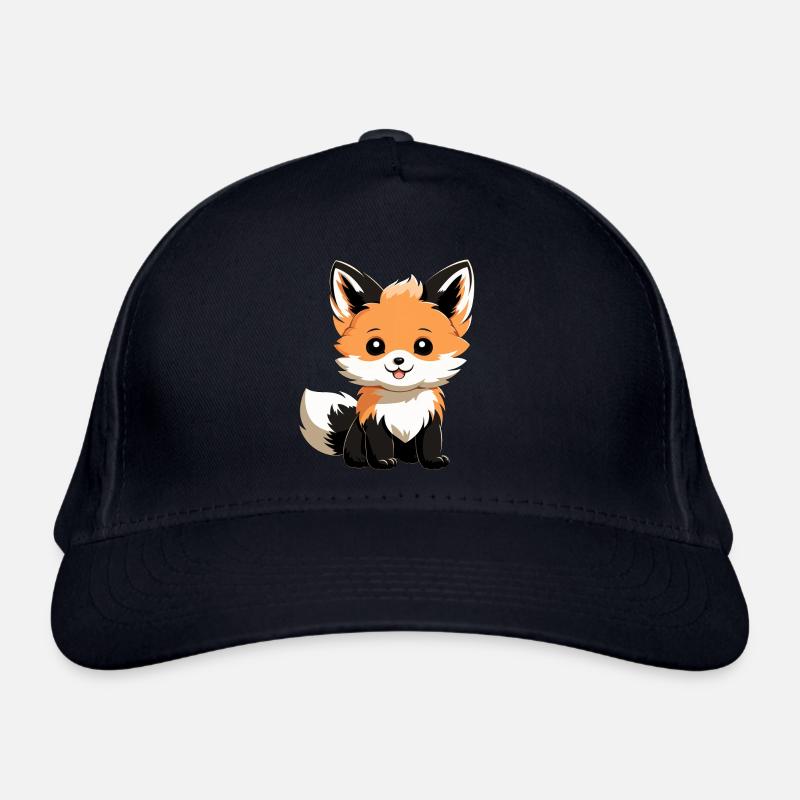 Cute Fox Organic Baseball Cap