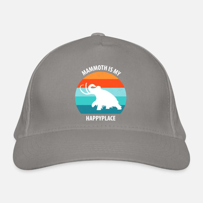 Lustiges Mammut Steinzeit Eiszeit Design Urzeit Bio-Baseballkappe